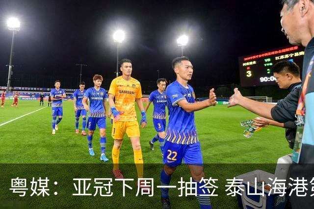 粤媒：亚冠下周一抽签 泰山海港第1档广州第2档